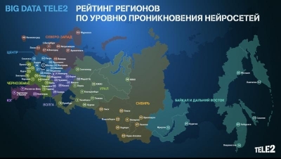 Иркутяне заняли 12 место среди клиентов Tele2 – пользователей нейросетей